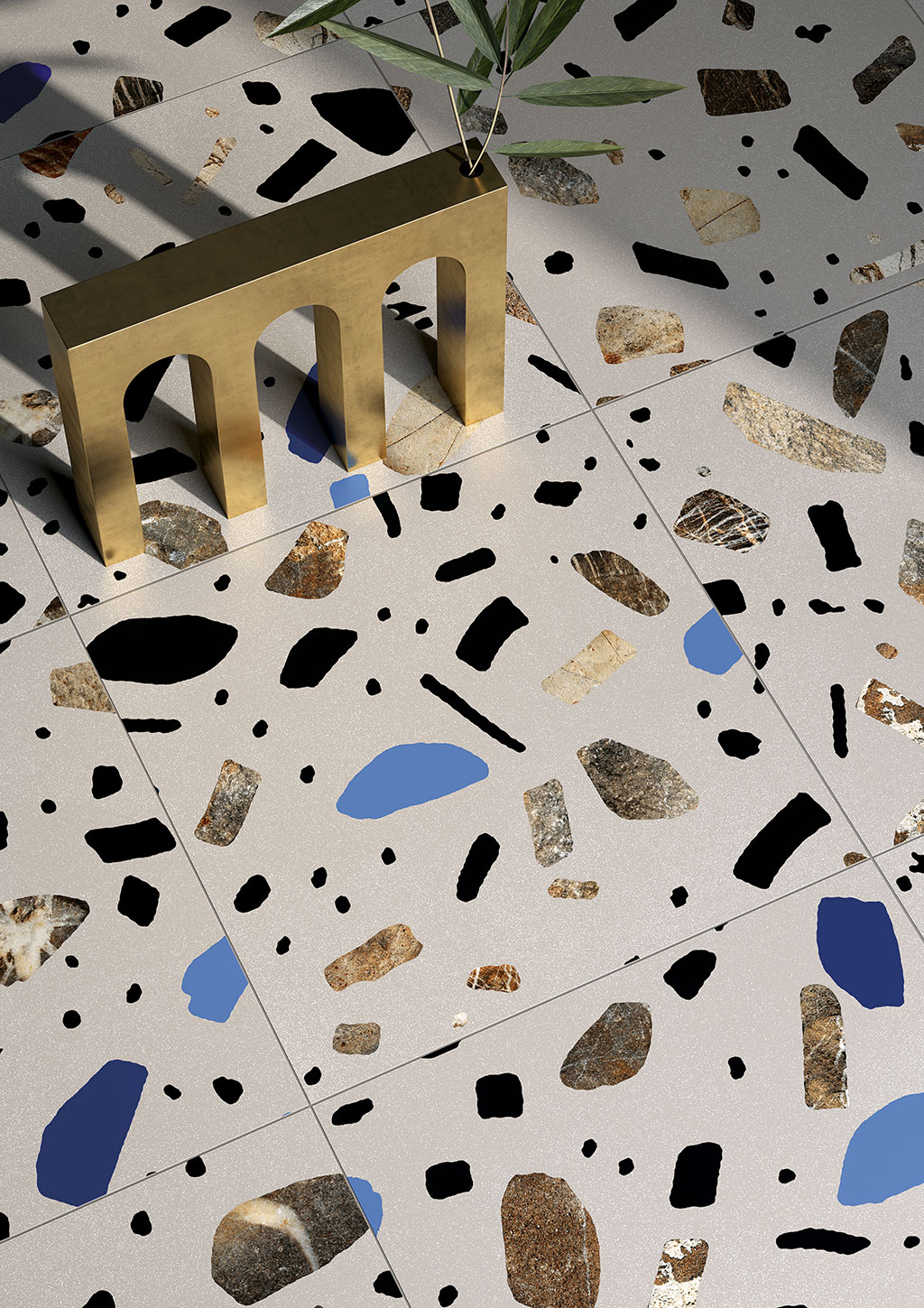 GHX600R На пол Ghiaia Maxi Grafite matt 60x60 - фото 3