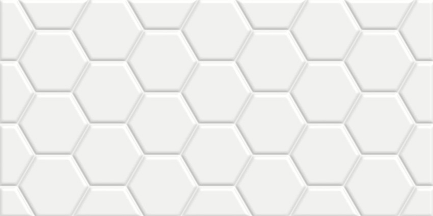 WT36EDW15 На стену Edelweiss Hexagon White 300x600x9
