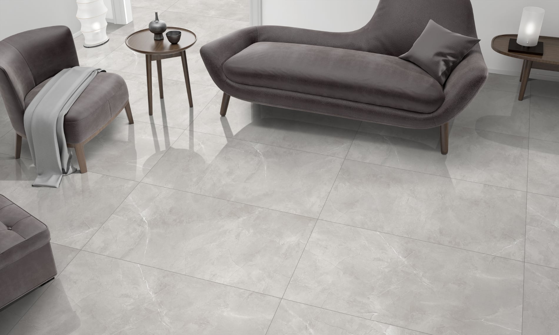 На пол Alcor Ivory Matt 60x120 - фото 8