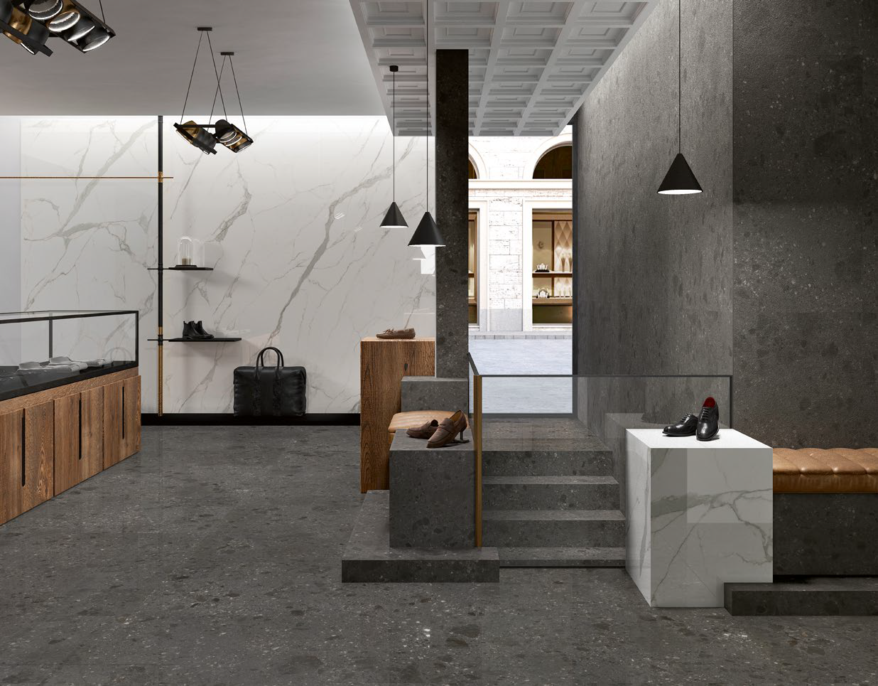 P6616 На пол Fragmenta Bianco Greco Soft 60x60 - фото 11