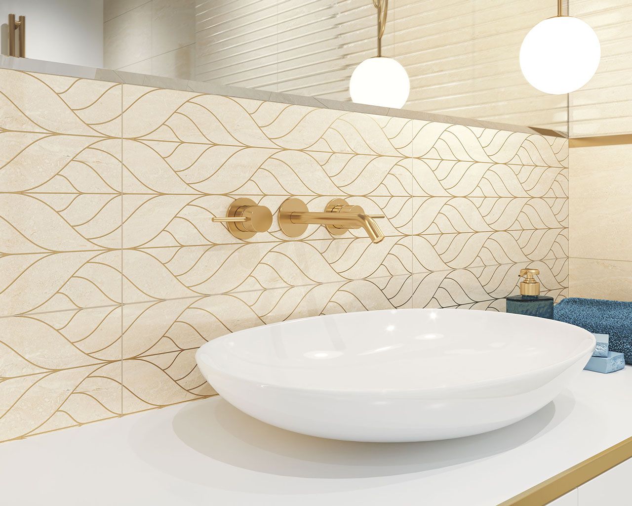 Декор Anello Beige Inserto A 30х60 - фото 5