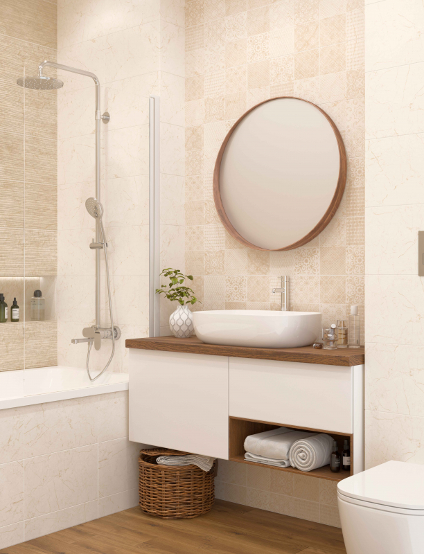 00-00-5-09-10-11-2619 На стену Eva Vanilla line бежевый - фото 4