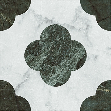 4101196 На пол Dandy Pin White Green 18.6x18.6 - фото 5