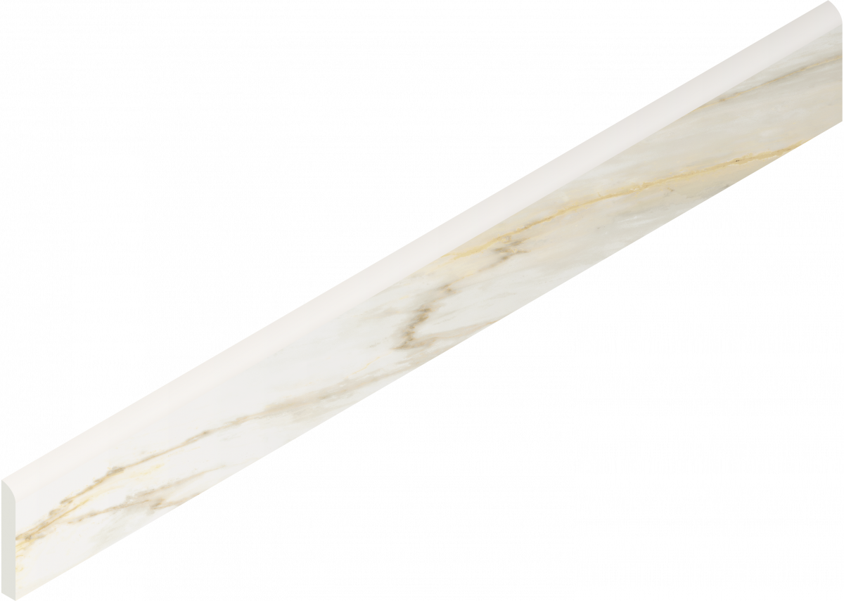 610130007451 Плинтус Stellaris Carrara Ivory Battiscopa Nat 7.2x60