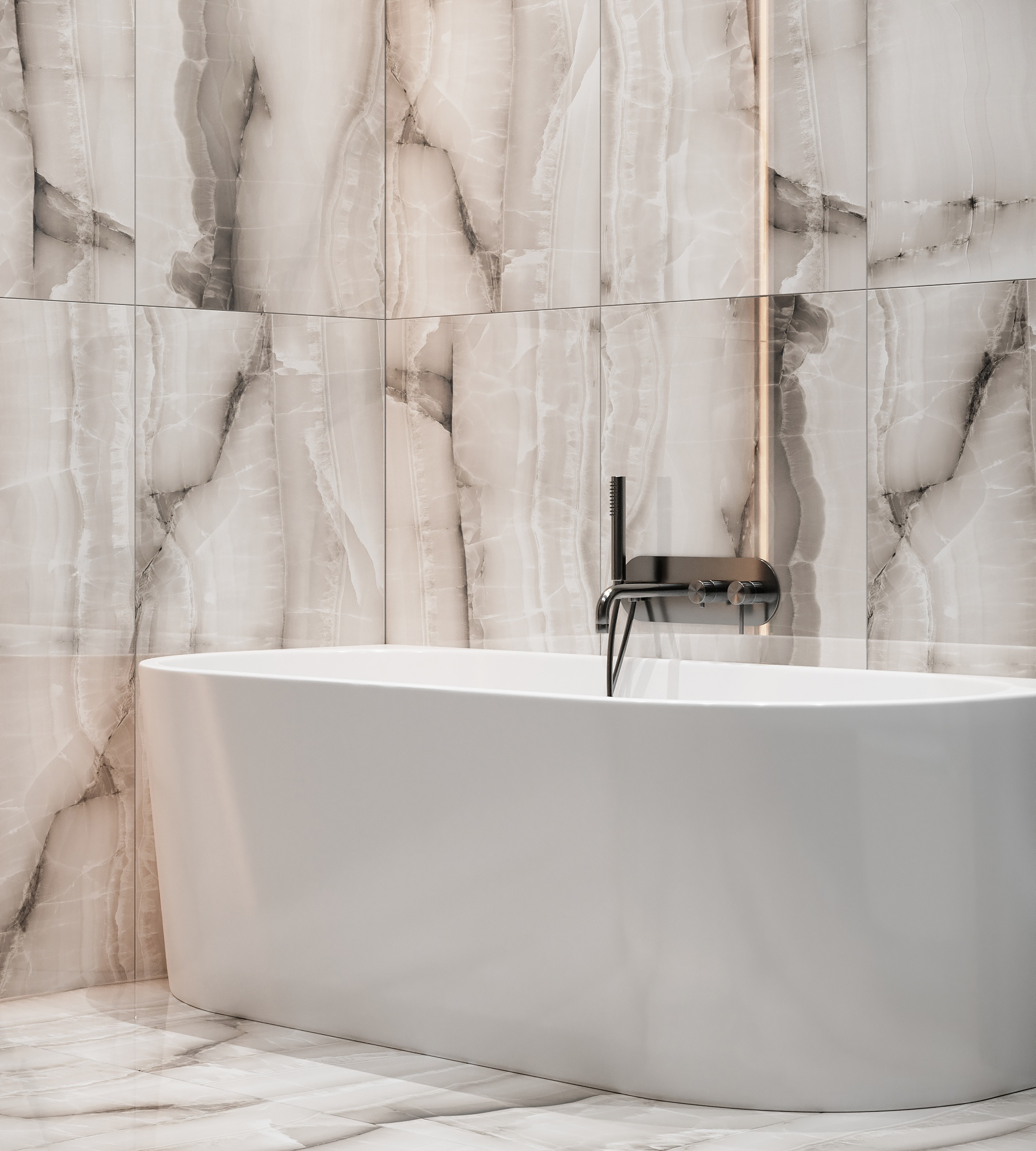 FP1037-A На пол Onyx Silk Full Polished 60x120 - фото 9