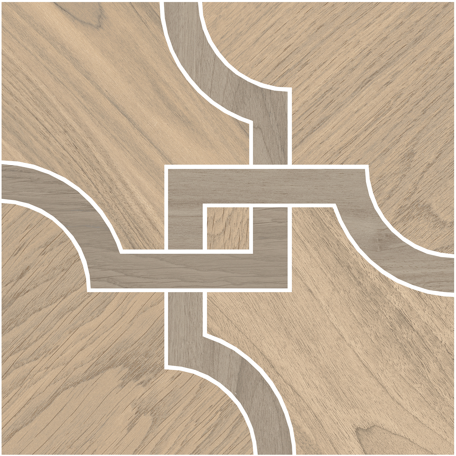 ID135 Декор Монтиони Наборный Матовый Натуральный 3 30x30 - фото 4