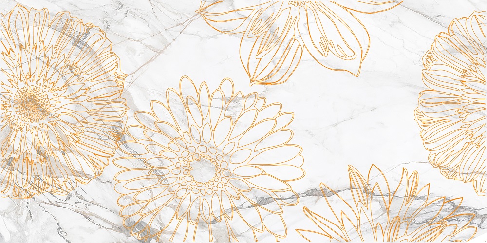 Декор Briere D Flower Белый 2