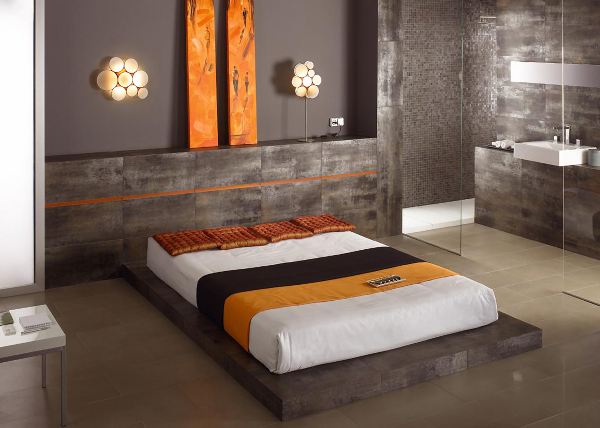 Декор Metal Copper Lappato Mosaico 29.75x29.75 - фото 2