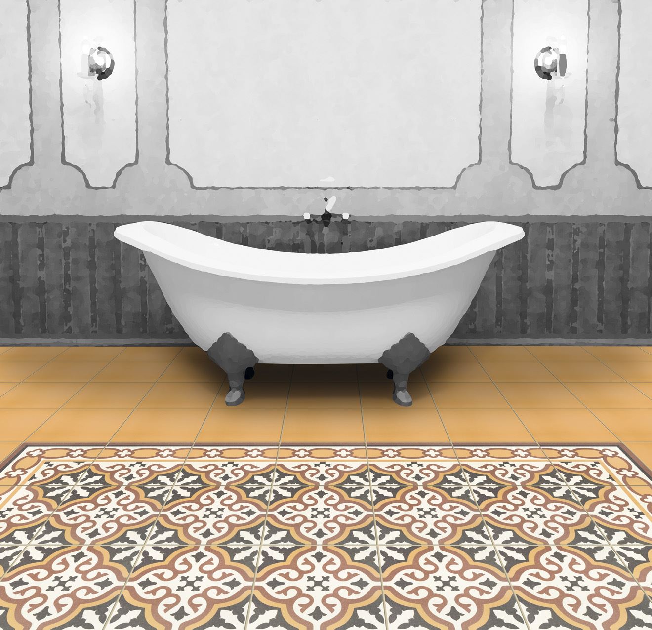 PT01199 На пол Victorian Victorian Blanco - фото 3