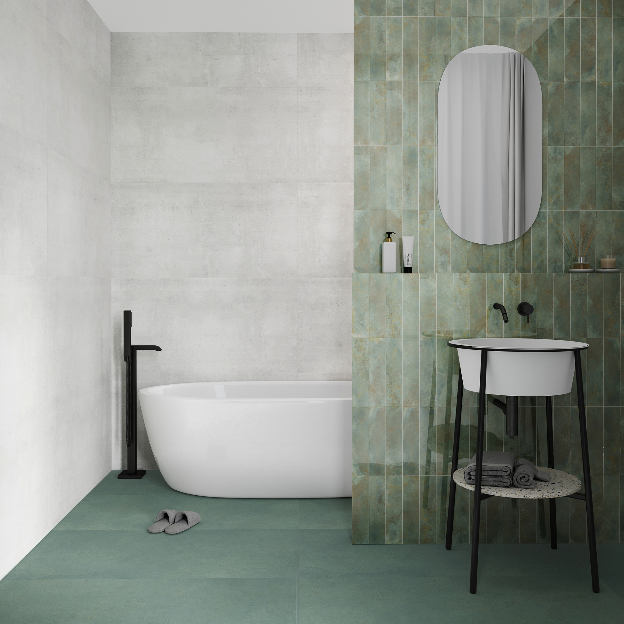 На пол Loft Imperial Green Matt 5mm 60x120 - фото 15