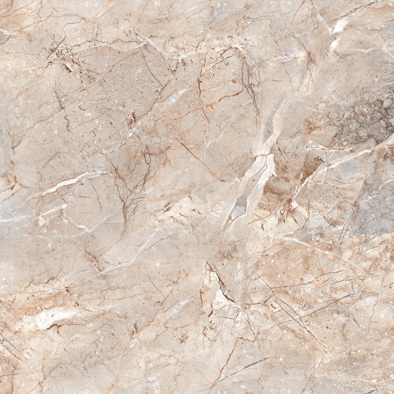 На пол Ascrain Breccia Glossy 60x60 - фото 3