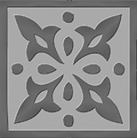 600090000324 Декоративная вставка Charme Evo Floor Project Тоццетто Лэйди Силвер 7.2x7.2 Натуральный - фото 3