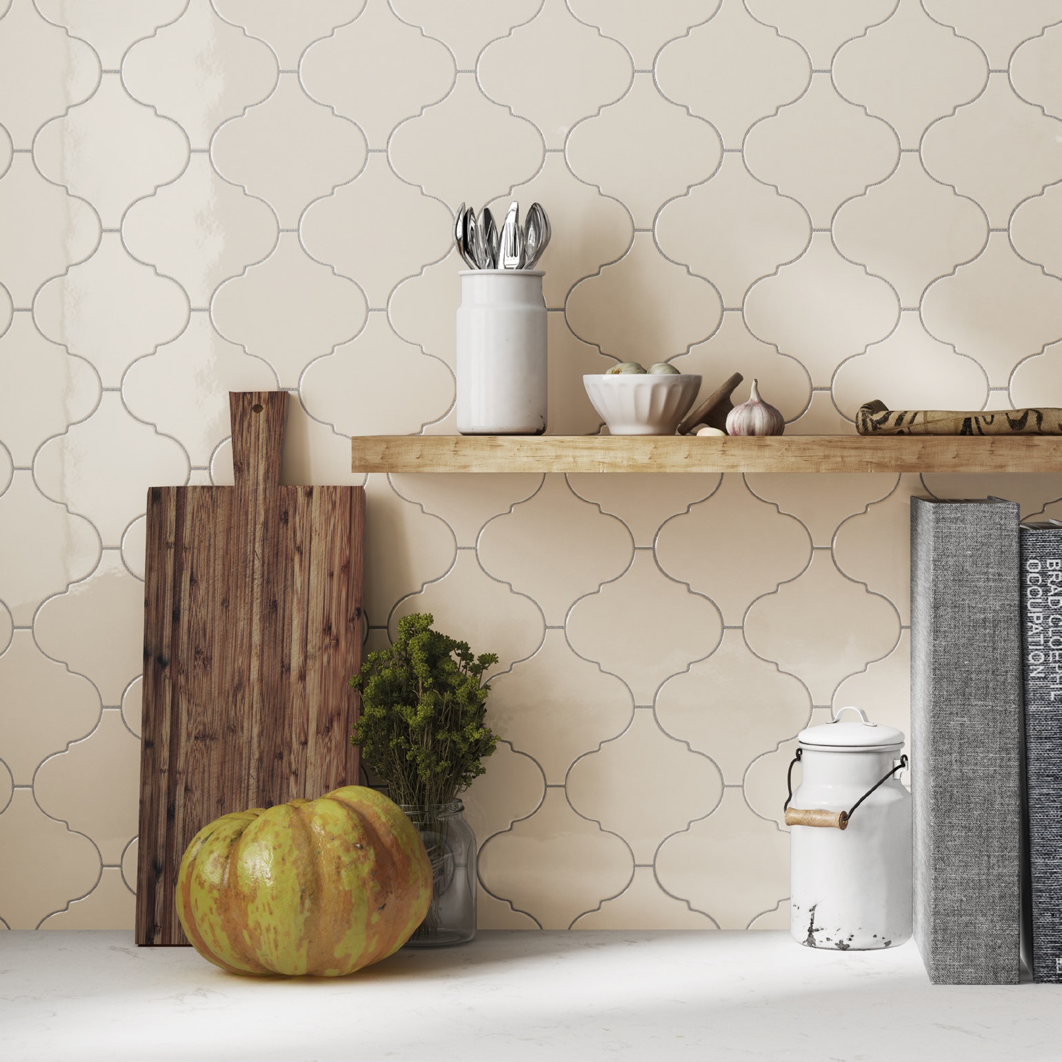 21911 На стену Scale Hexagon White 10.7x12.4 - фото 10