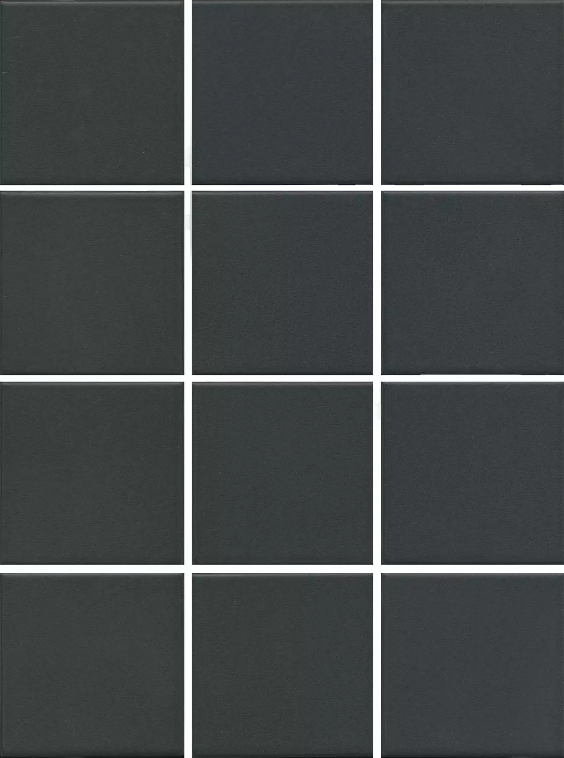 1333 На пол Агуста Черный Натуральный 9.8х9.8 из 12 Частей