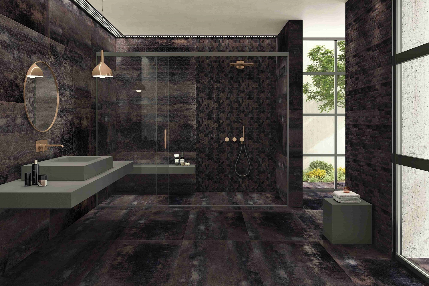 MPL-062310 На пол Oxide Copper 60х120 - фото 6