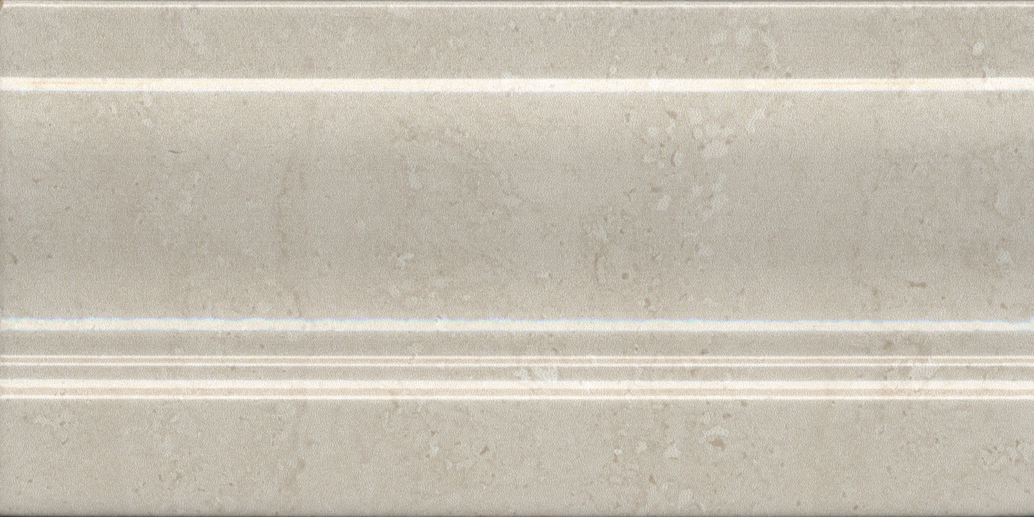 FMD038 Плинтус Туф Бежевый Светлый Глянцевый 10х20