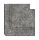 Бордюр Terrace Antislips Natural Series Наружный угол закругленный Pool Garden Anthracite Handle 25x25
