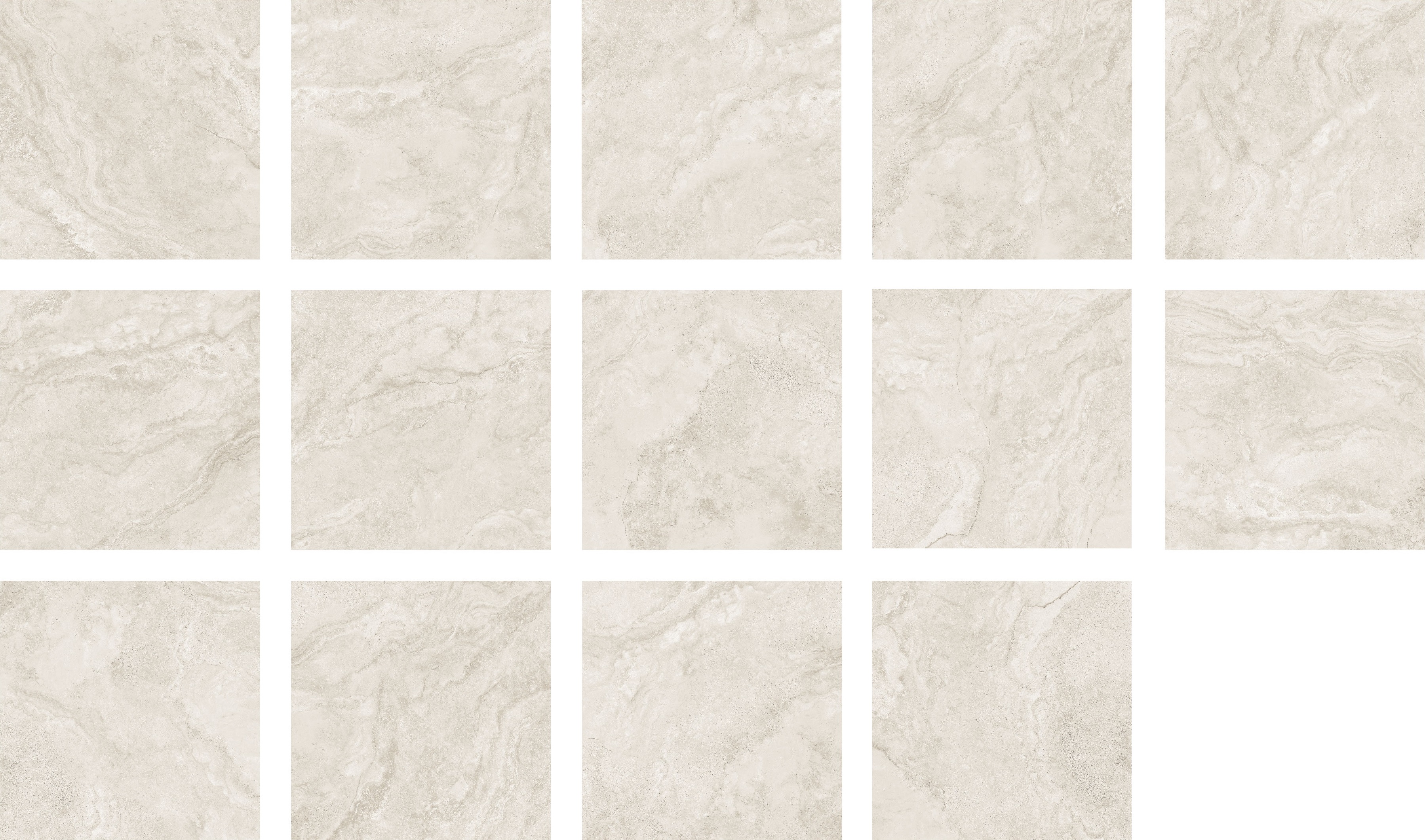 На пол Relief Travertino Cream Matt 60x60 - фото 4