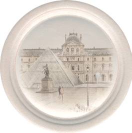 OBD003 Декор Сорбонна Ins. Беж Лувр 16х16