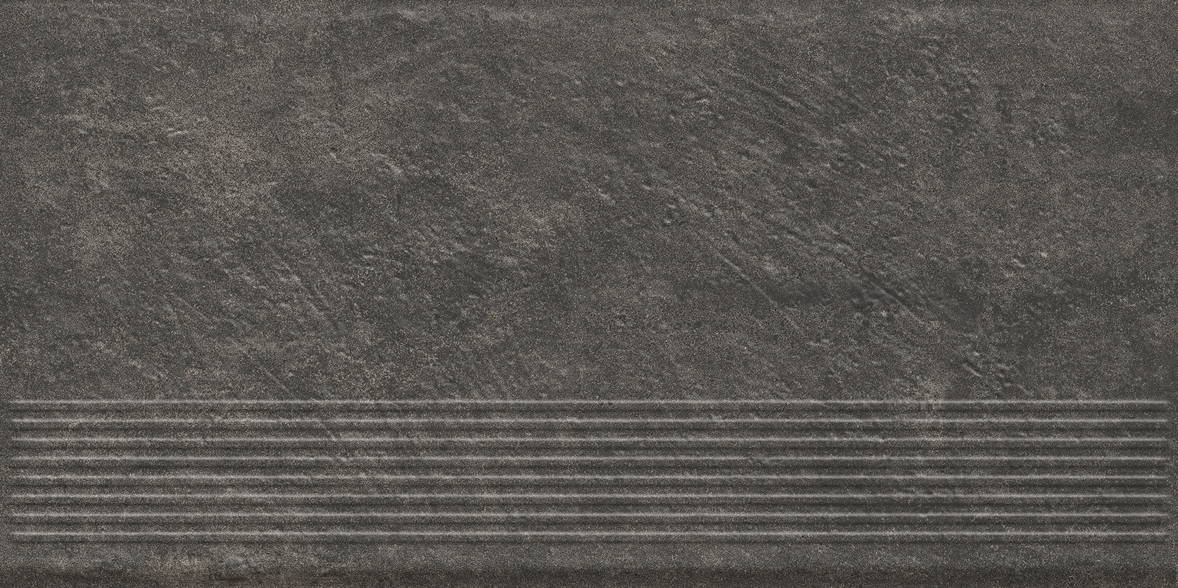 Ступень Carrizo Basalt Stopnica Prosta Struktura Mat B1a 30x60