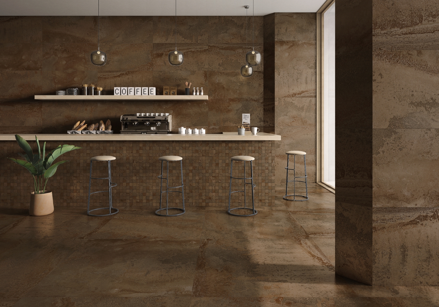 0508690021514 На пол Lab. Iron White Luxglass Rect 60x120 - фото 5