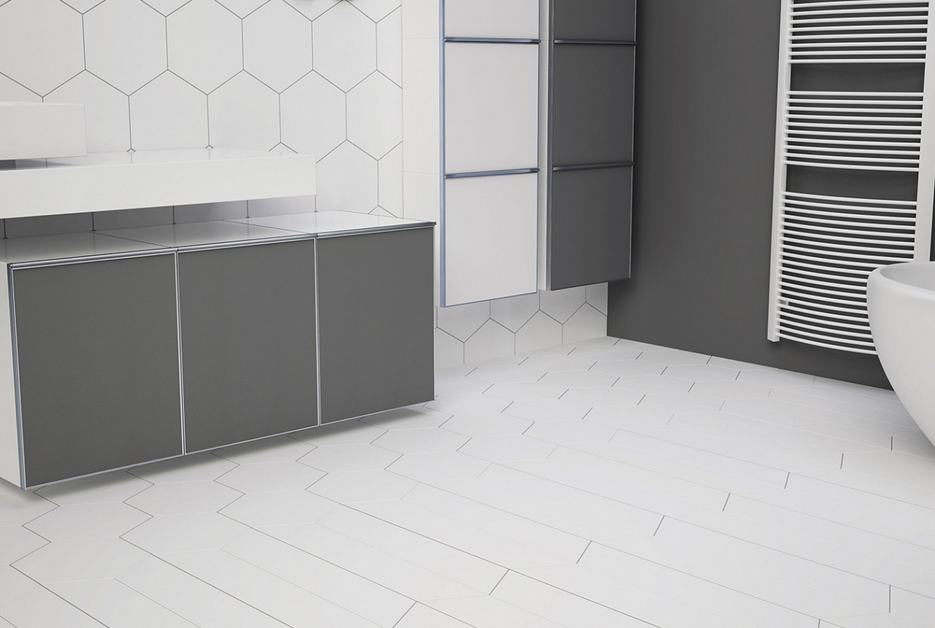 113932 На пол Floor Tiles Hexa Ice White Matt - фото 9