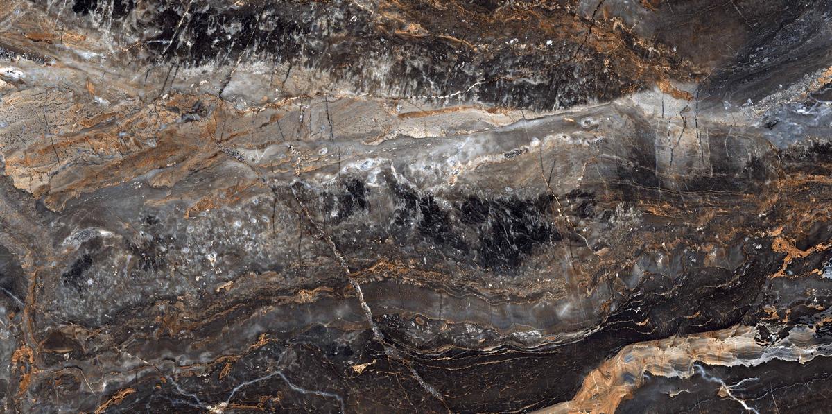 N20331 На пол Luxury Lawa Nero Polished 60x120 - фото 6