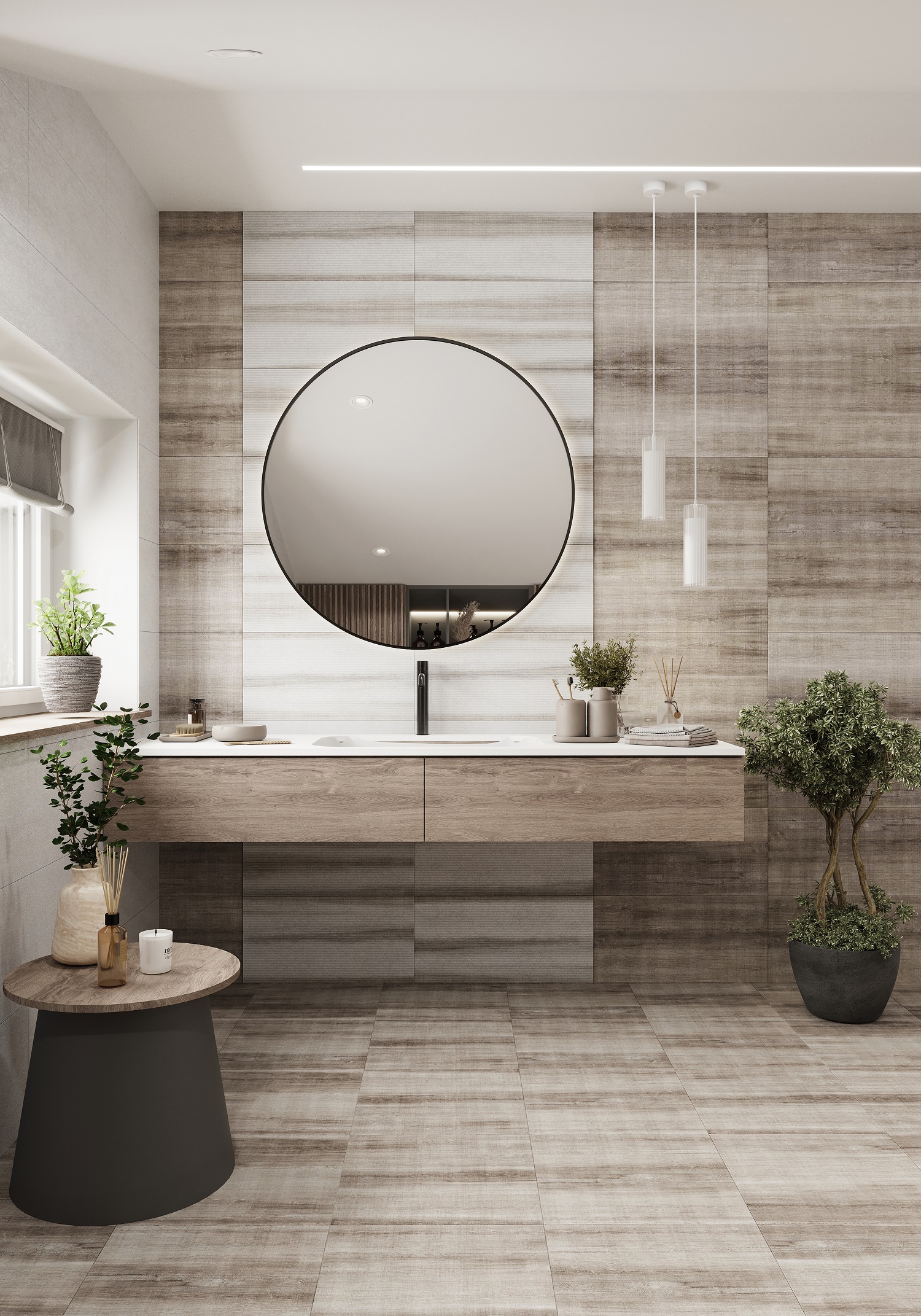 На стену Grunge Белый 600x300 - фото 3