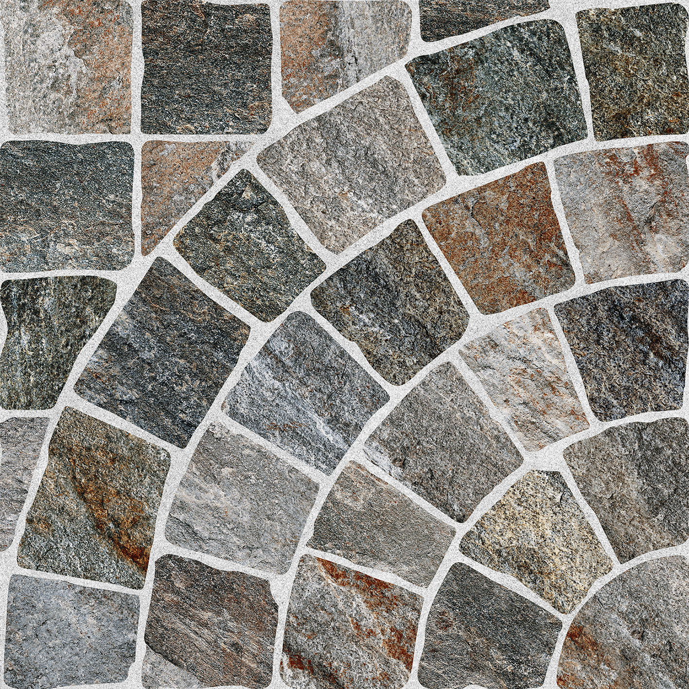 На пол Лиссабон 4 Серо-коричневый 500х500х8 - фото 4