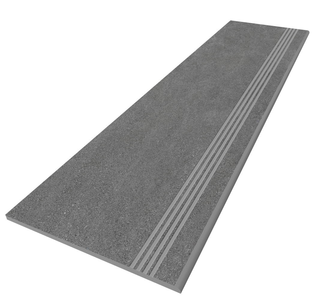Steptrade/LN03_NS/30x120x10 Ступень Luna LN03 Anthracite 120х30 Неполированная