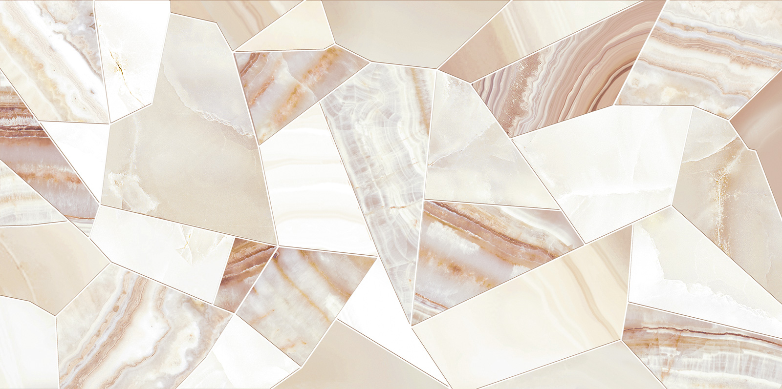 TWU09BGM014 На стену Bergamo Кремовый геометрия - фото 4