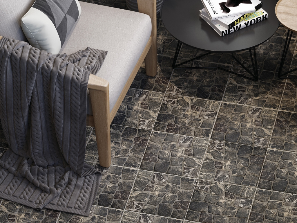 17283 На пол Vilio Brown коричневый рельеф 29.8x29.8 - фото 6