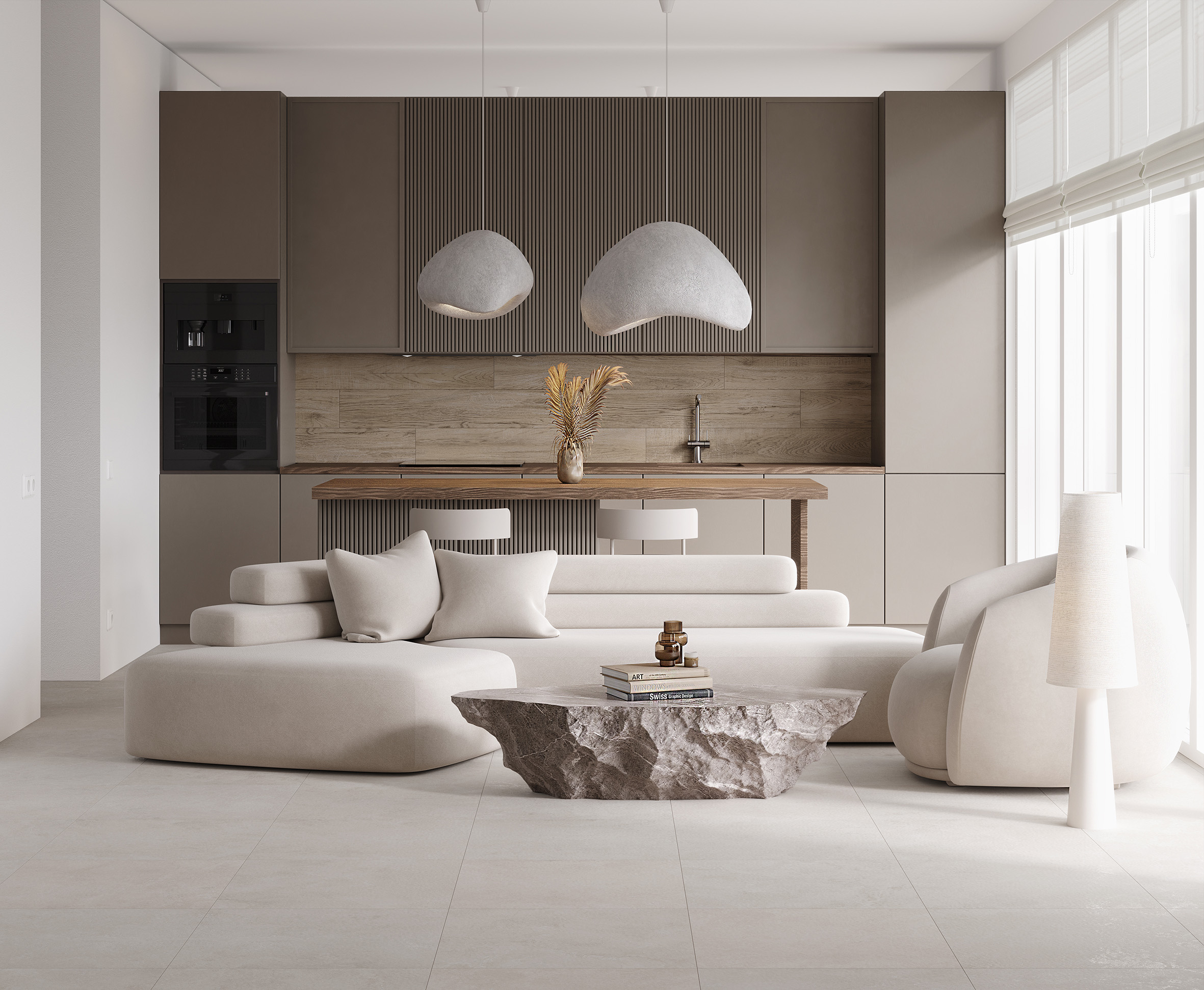 На пол Charon Cream 60x60 Cтруктурный Карвиг - фото 13