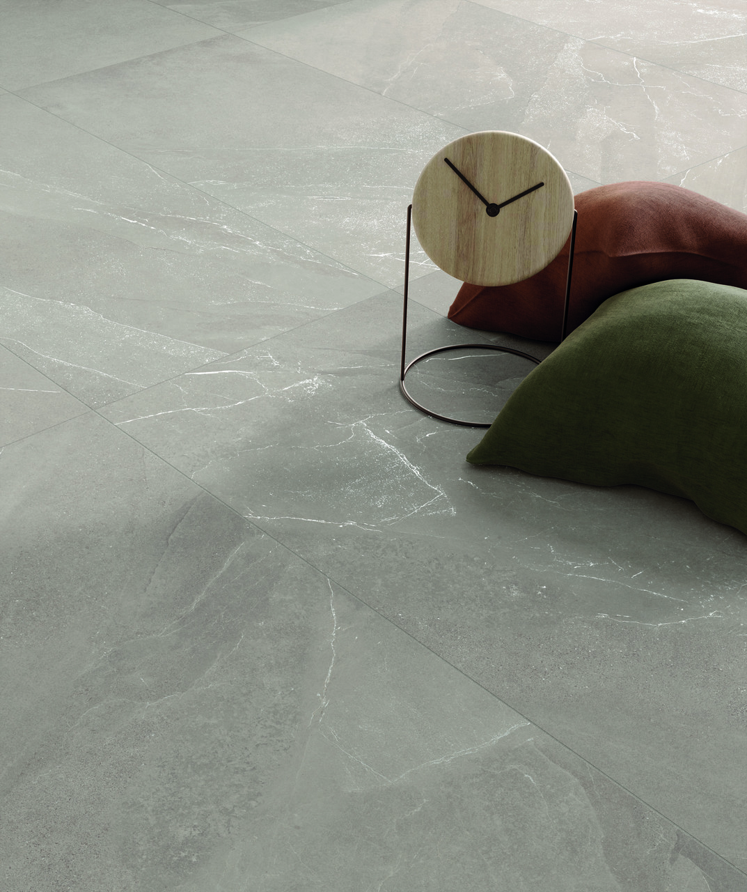 На пол Time Stone Grafite Rett 120x120 - фото 13