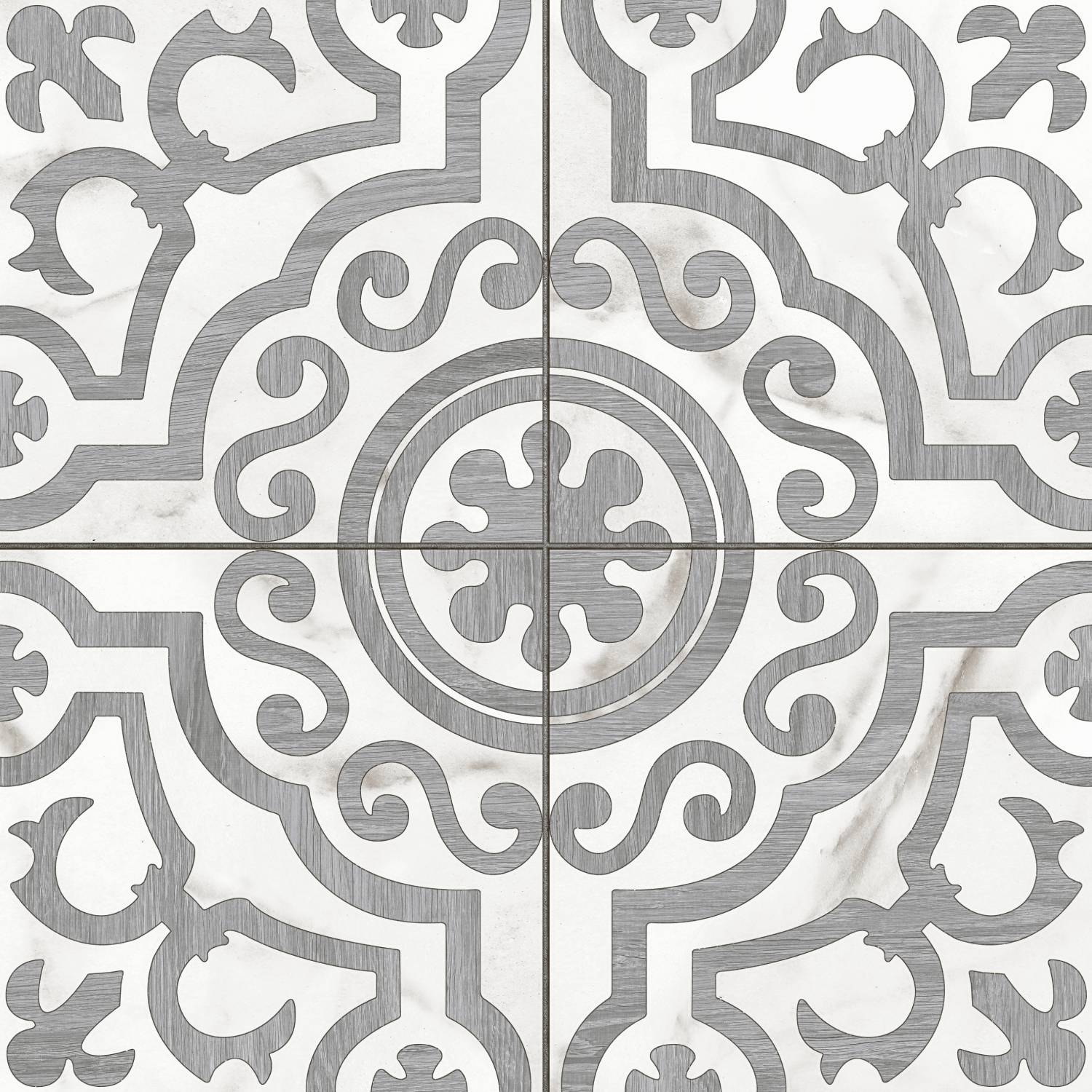 16188 На пол Siena Белый узоры 16188