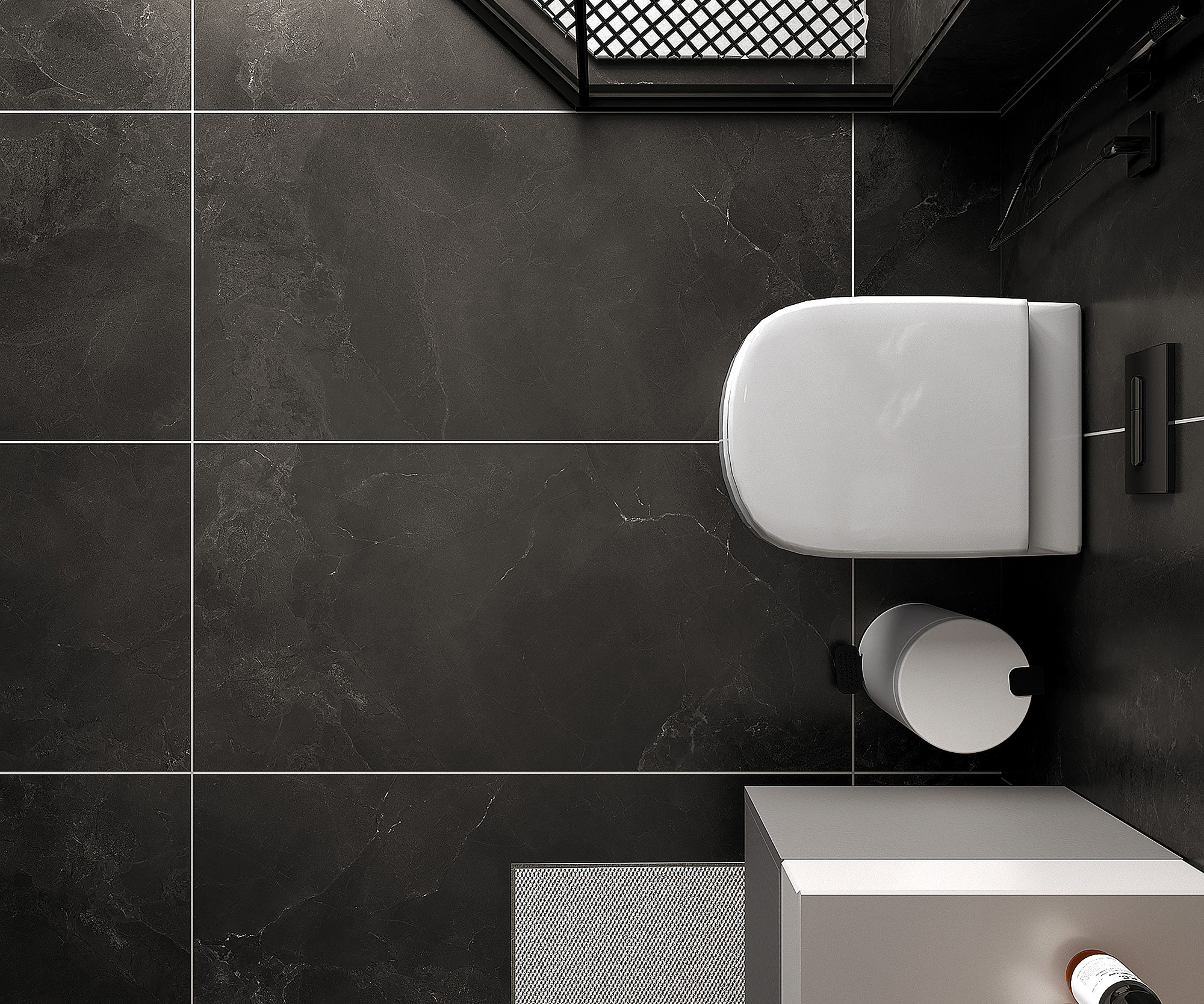 GT120608605SSR На пол Freya Черный 60x120 - фото 11