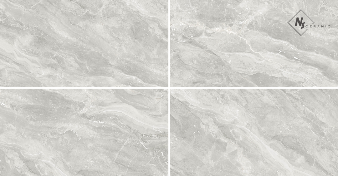 NSC4081 На пол Porcelain Tile 4081 Серый глянцевый 40x80 - фото 2