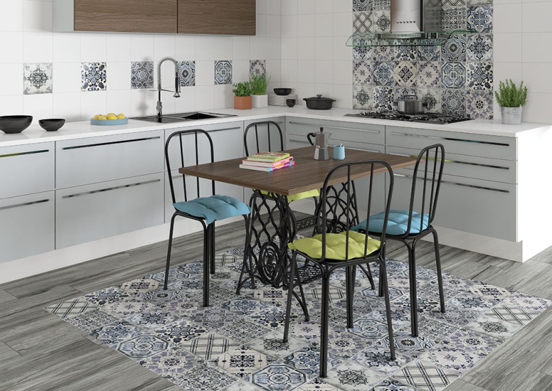 На пол Geomix Mugat Negro 22.3x22.3 - фото 9