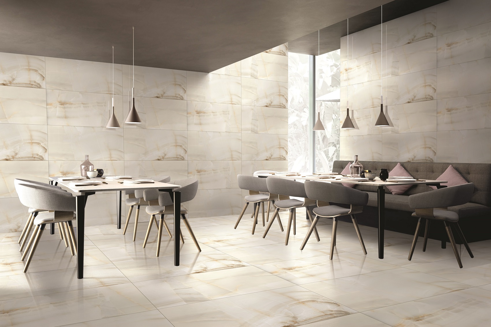 На пол Slim GVT Calcatta White Carving Rectificado 60x120 - фото 7