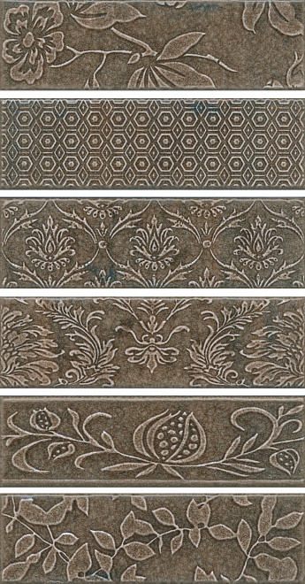 AD/D333/6x/2926 Панно Карнавал в Венеции Коричневое (6 частей) 2926