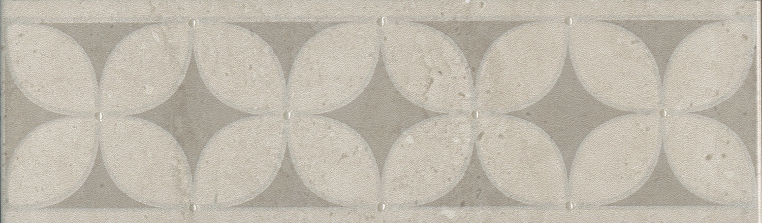 OS/A217/8340 Бордюр Туф Бежевый Светлый Глянцевый 20х5.7