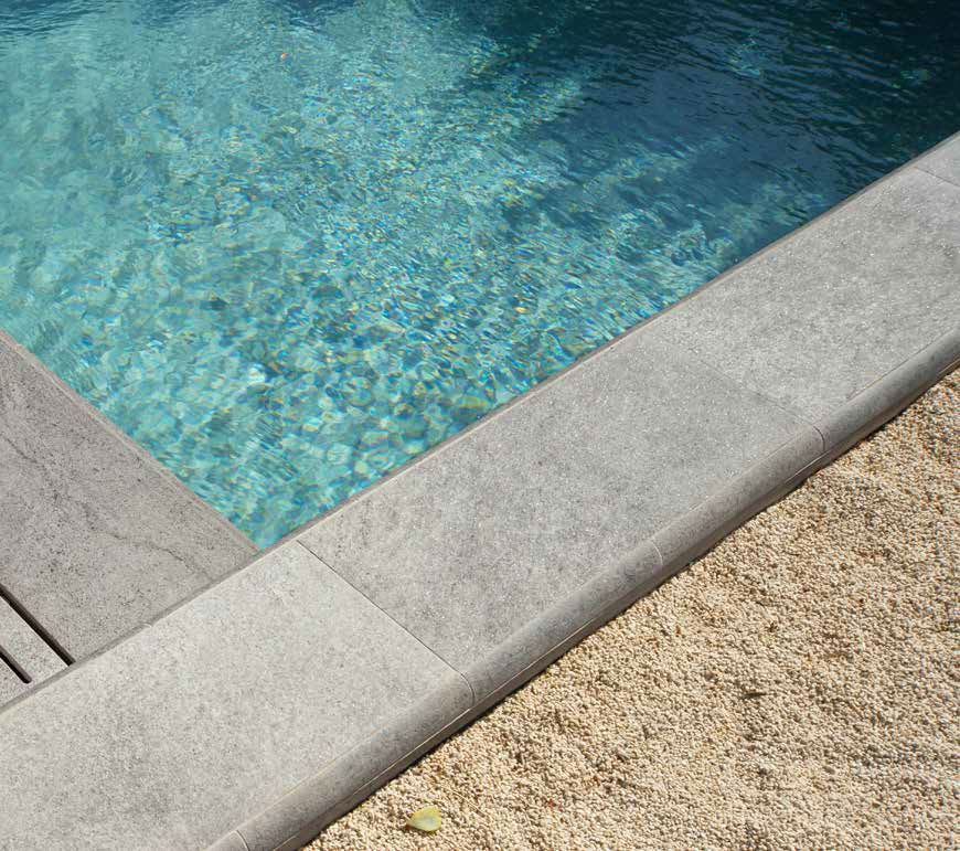 Бордюр Terrace Antislips Natural Series Внутренний угол закругленный Pool Garden Grey Handle 25x25 - фото 13