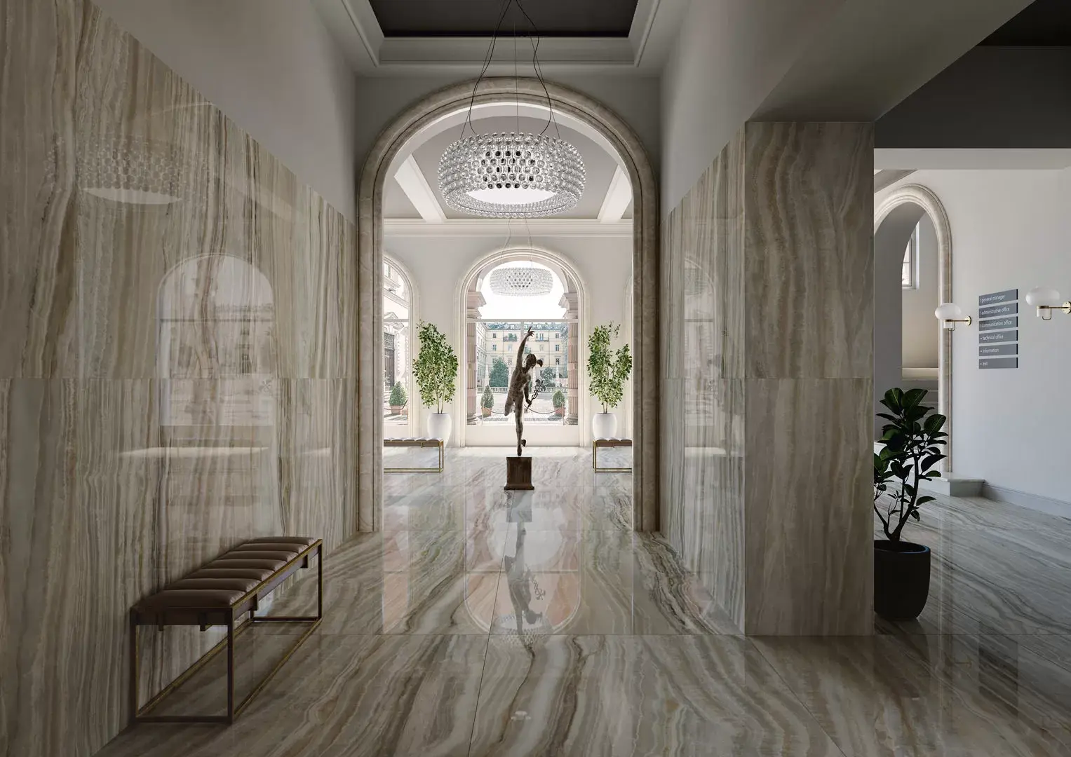 SG50005822R На пол Ониче Серый светлый лаппатированный обрезной 60x119.5x0.9 - фото 38