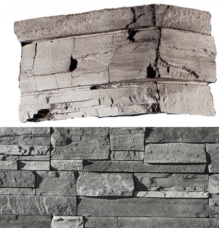 202-85 На стену Фьорд Лэнд Серый 7х26.5x10