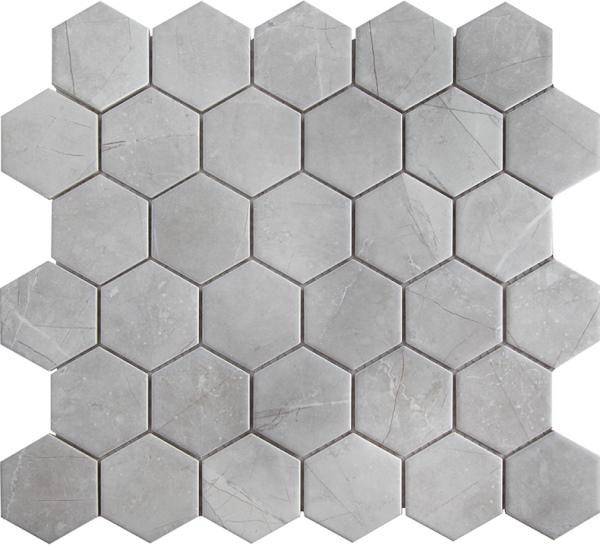 PMMT82457  Настенная Homework Hexagon small Marble Grey Matt