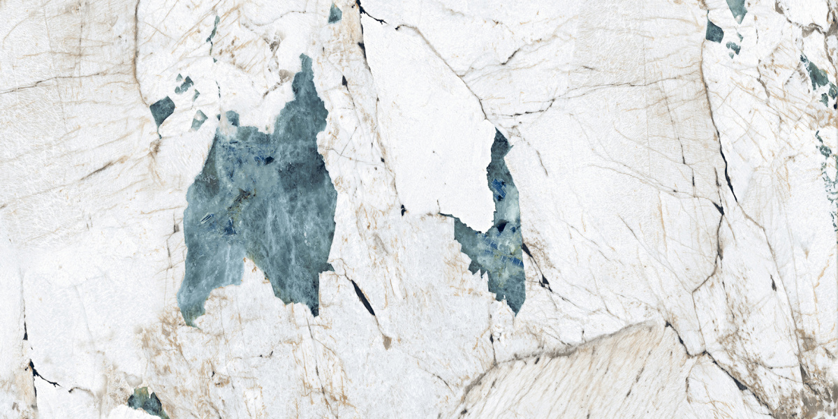 На пол Crackstone Aqua Бирюзовый лаппатированный шайн 60х120 - фото 4