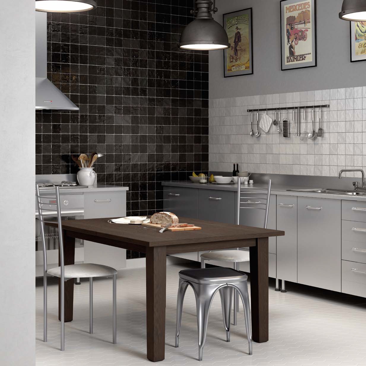 23256 На стену Mallorca Black 6.5x20 - фото 7