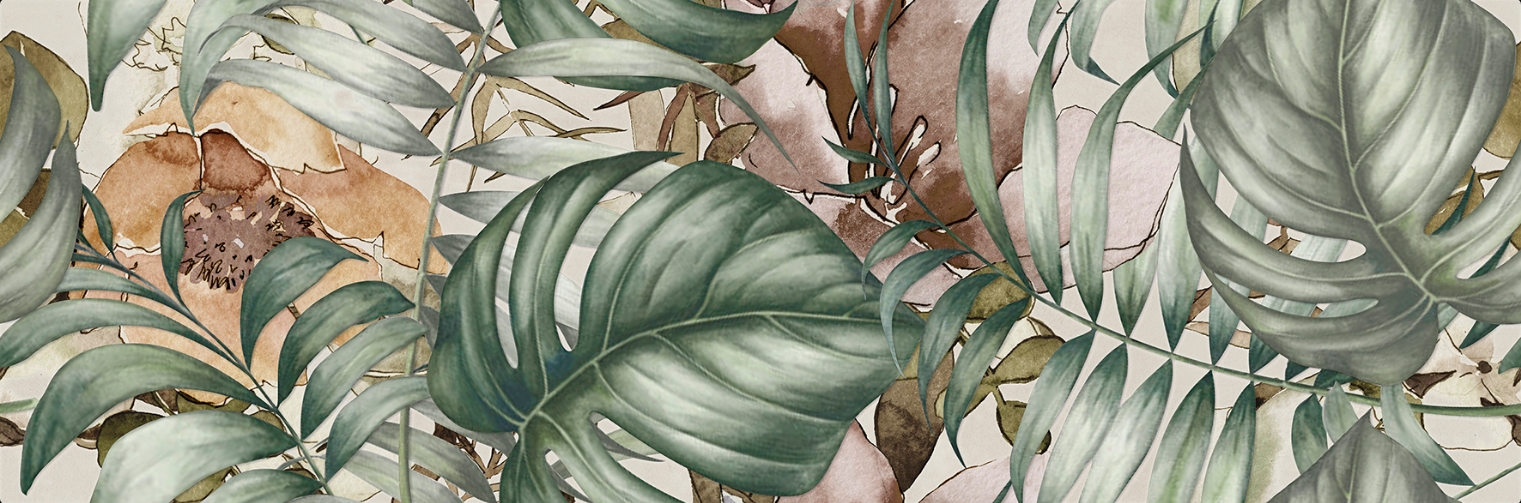 031.627.0001.11424 Декор Eleganza Fiorella.Elgz 1 Rect. 33.3x100