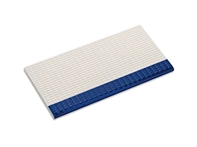21217 Ступень Olympic Series Petit Carre Противоскользящая плитка с буртиком с сетчатой поверхностью Cobalt-Unglazed 12x24.5
