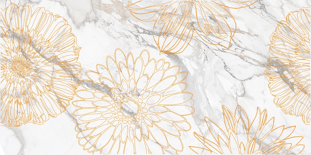 Декор Briere D Flower Белый 2 - фото 2